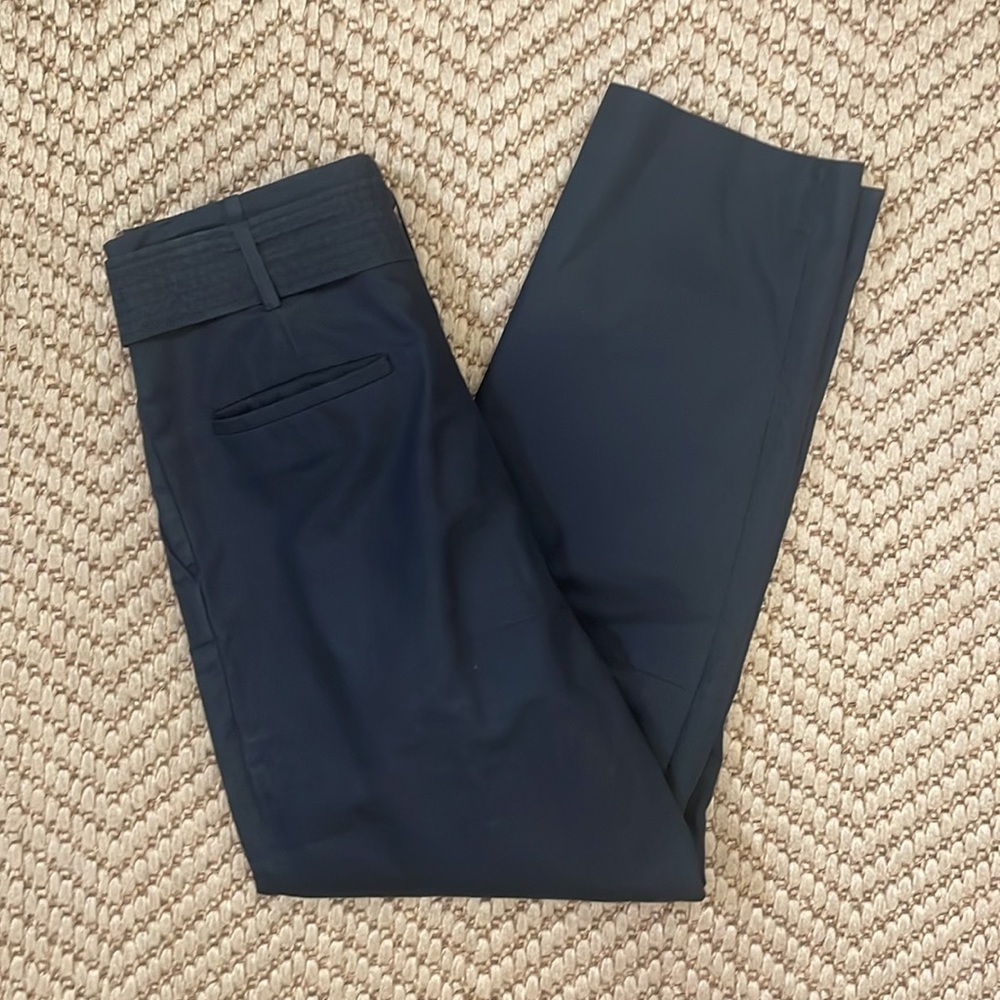 Sandro Paris - Tie Front Straight Legged Pants - Black - 36 or Small